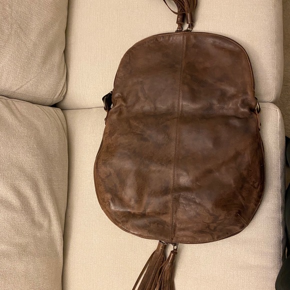 ALL SAINTS brown leather bag - Picture 3 of 14